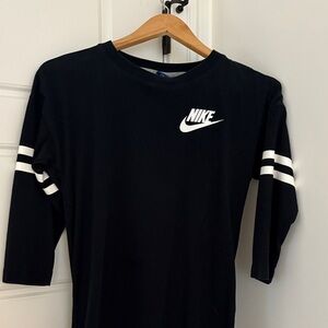 Nike Black Shirt with White Accents